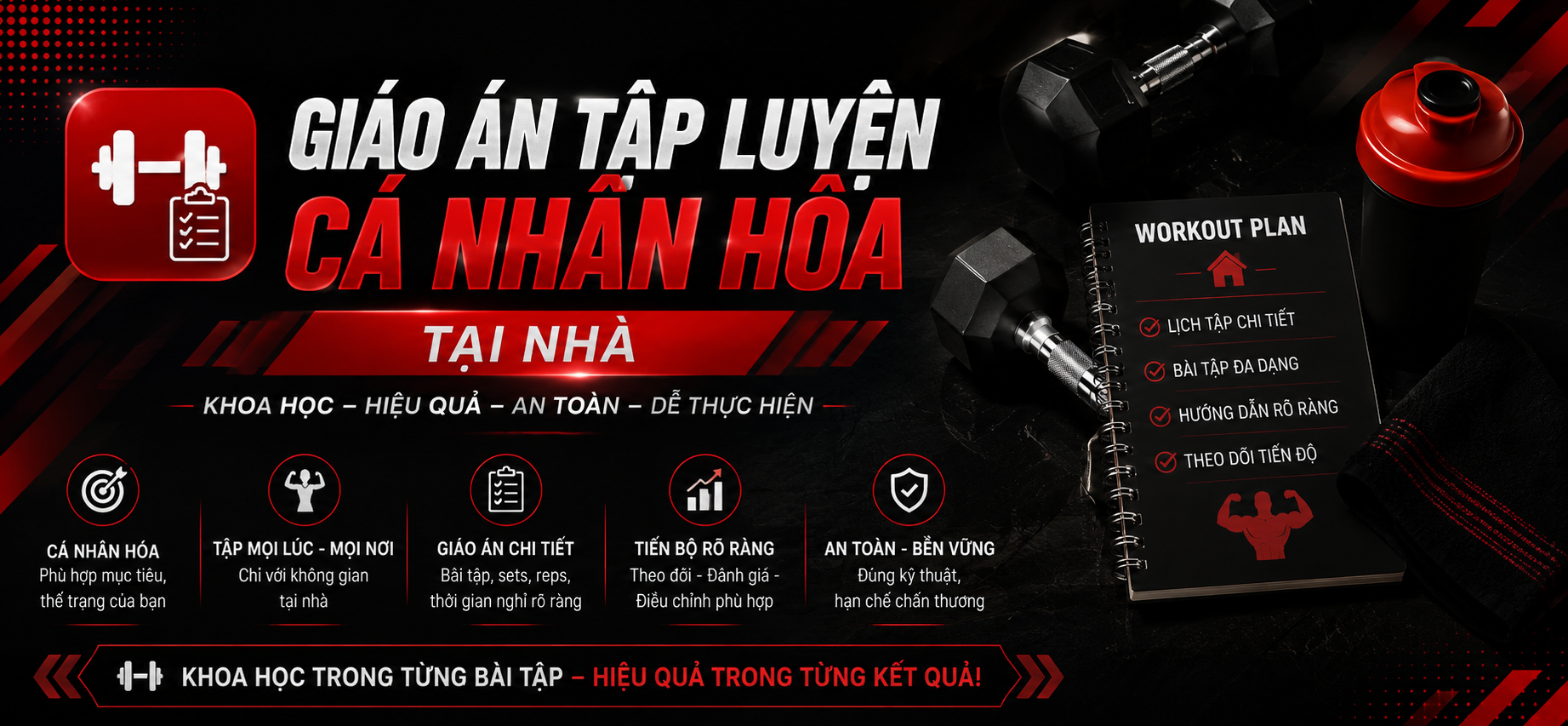 GIÁO ÁN TẬP LUYỆN CÁ NHÂN HÓA - TẠI NHÀ